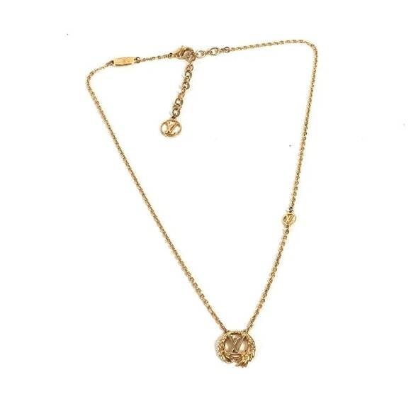 LOUIS VUITTON M64291 Collier-LV Angel Accessories chain Necklace Metal Gold - Picture 2 of 10